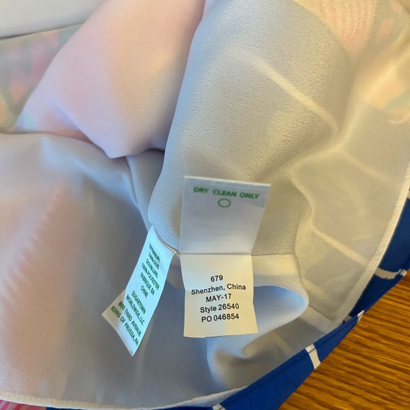 Lily Pulitzer - Jackie Silk Shift Dress size s small floral lined - Picture 8 of 9